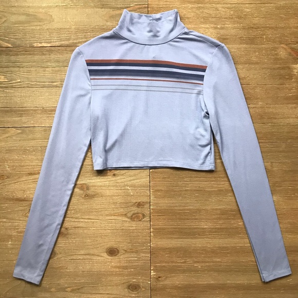 American Eagle Outfitters Tops - NWT AE Don’t Ask Why Stripe Crop Top